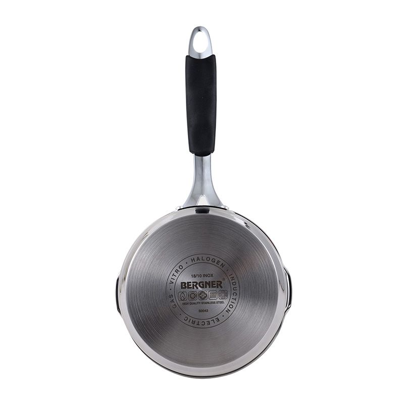Bergner Midnight Rvs Steelpan - Inductie - 1.3 L - Afanaya