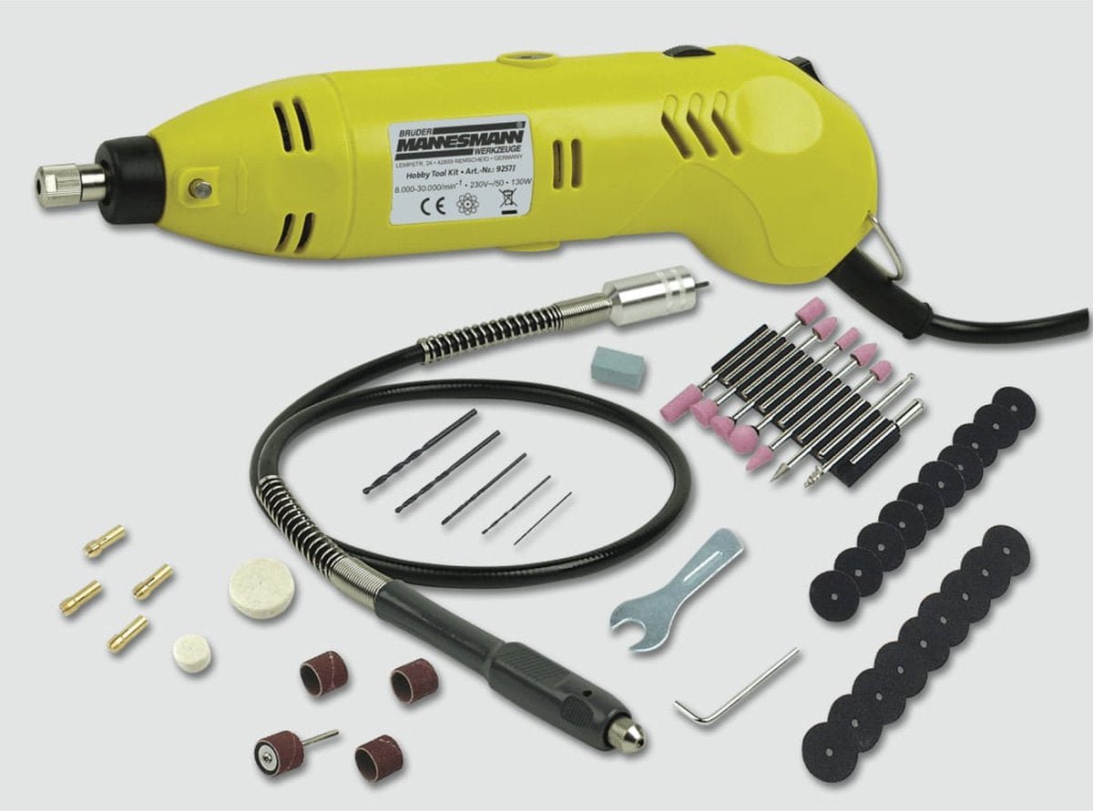 Brüder Mannesmann Hobby Tool Set – 80 Piece DIY Hand Tools Kit in Carry Case - Afanaya