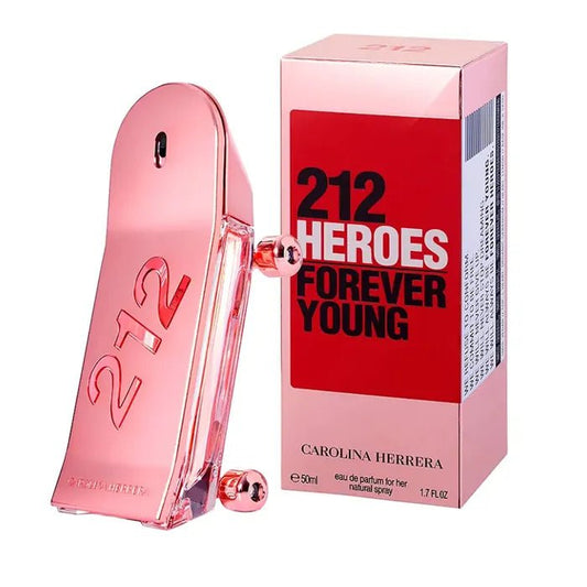 Carolina Herrera 212 Heroes For Her Eau De Parfum Vaporisateur 50ml - Afanaya