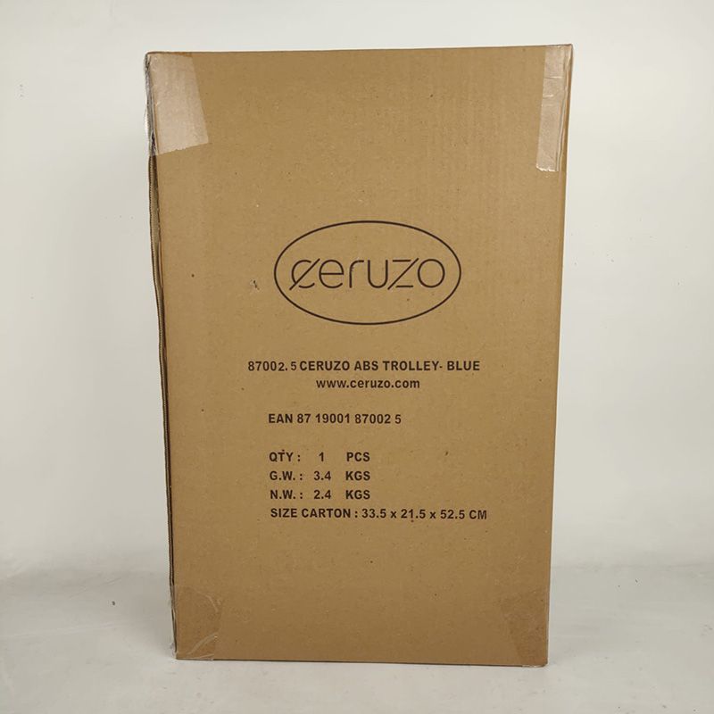 Ceruzo Handbagage Koffer - 51.5 Cm - Blauw - Afanaya