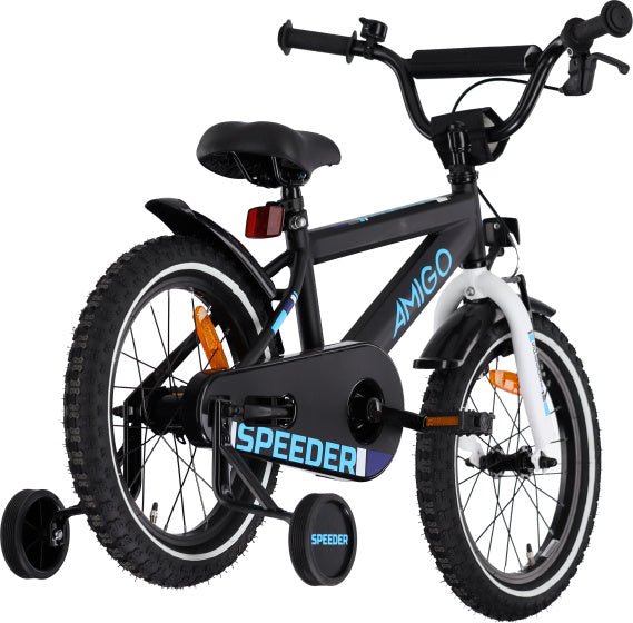 Children's bike 16 Inch with Handbrake AMIGO Speeder Boys Coaster Brake - Afanaya