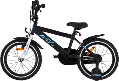 Children's bike 16 Inch with Handbrake AMIGO Speeder Boys Coaster Brake - Afanaya