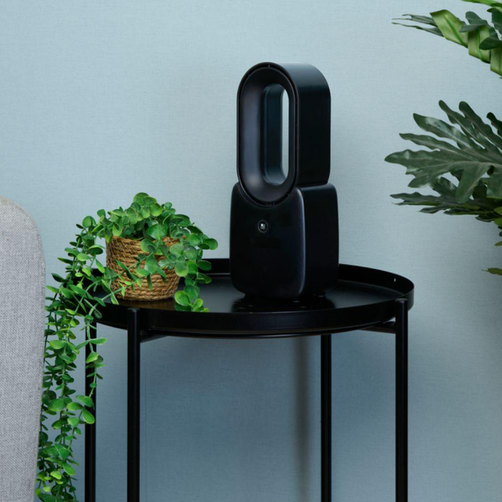 Lifetime Air Bladeless Table Fan – Quiet USB-C Desk Fan with LED Mood Light.