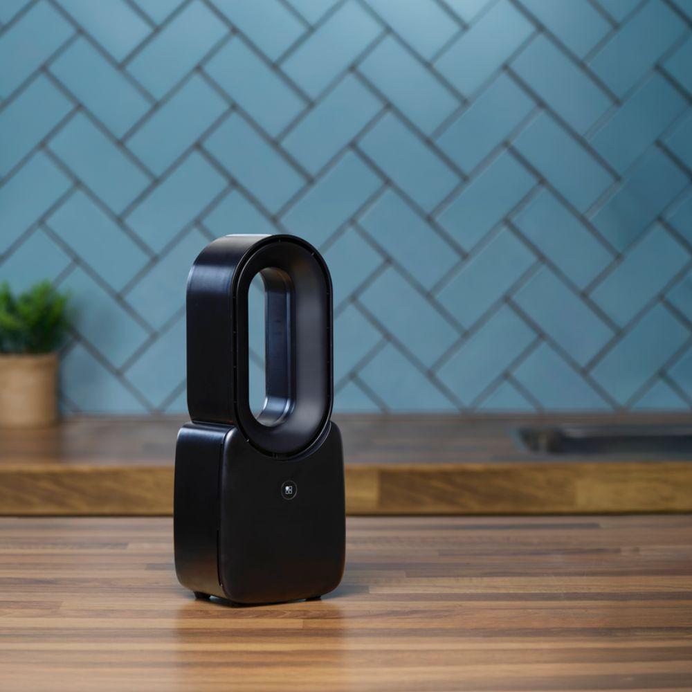 Lifetime Air Bladeless Table Fan – Quiet USB-C Desk Fan with LED Mood Light.