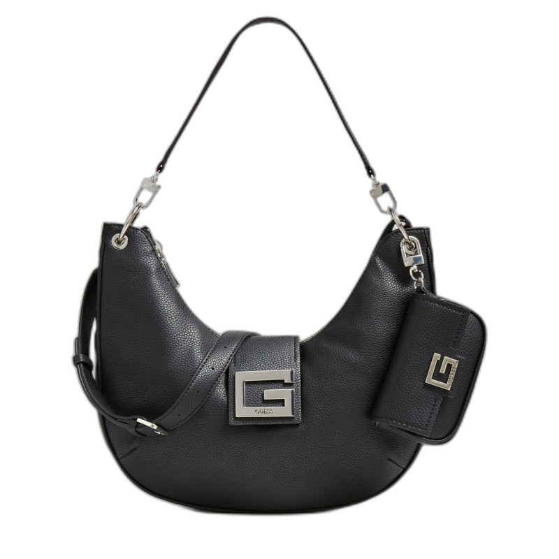 Guess Brightside Mini Handbag — Luxury Black Polyurethane Bag for Women