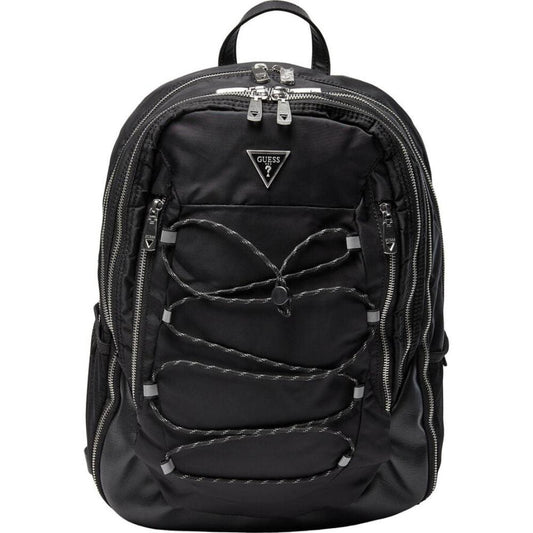 Guess Certosa Men's Nylon Crossbody Bag Black 33x46x15cm HMECRNP2209.