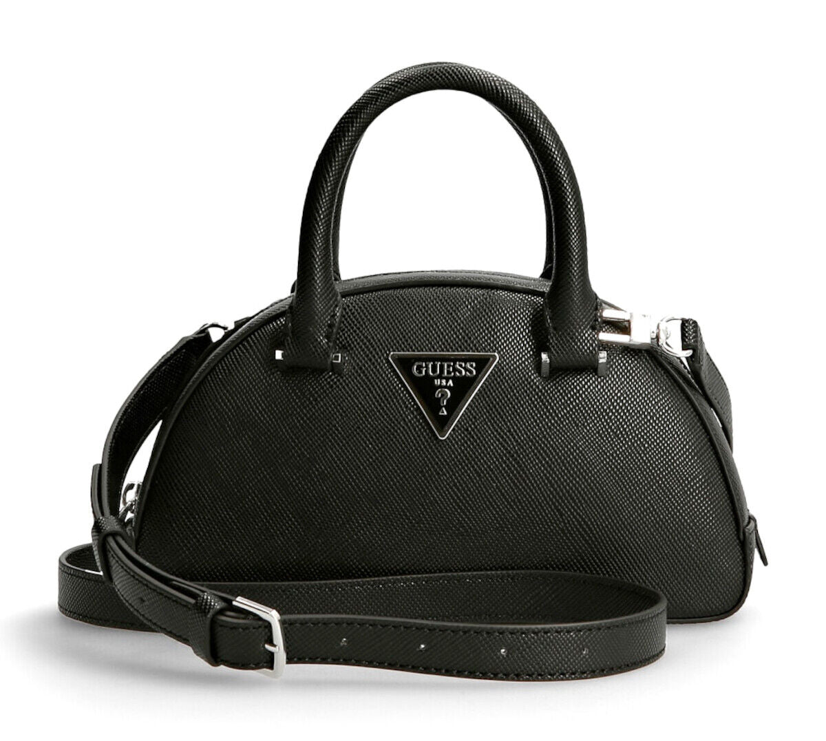 Guess, Cordelia, Polyuréthane, Sac en tissu, Noir, Pour femme, Mini