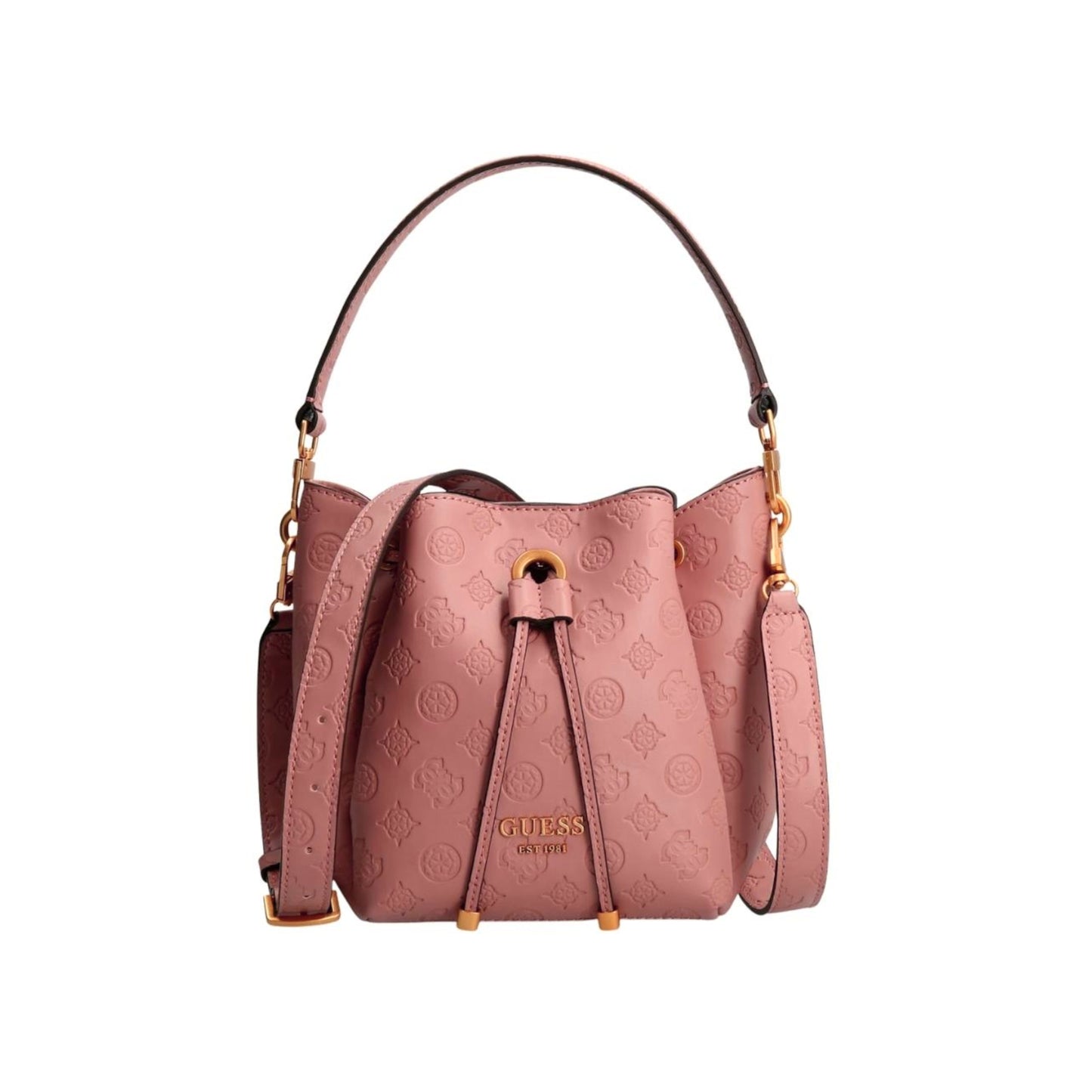 Guess Zanelle, sac à main en biscuit pour femme — Sac de créateur en tissu synthétique de luxe