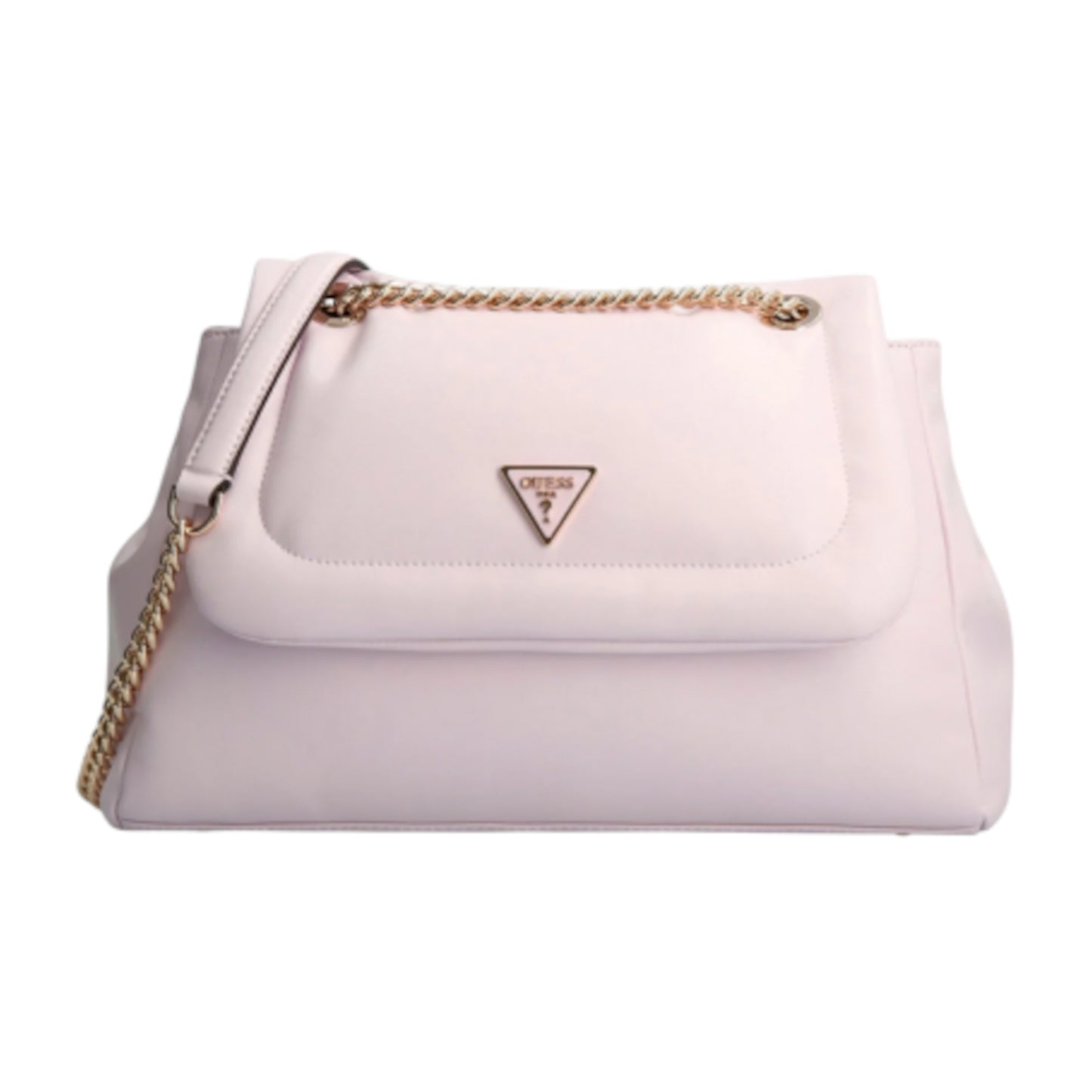Sac à main Guess Sharma Lilas pour femme — Sac de créateur en tissu synthétique de luxe