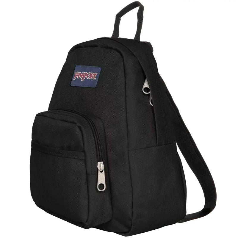 JanSport Half Pint Backpack – Black Compact & Stylish Mini Bag - Afanaya