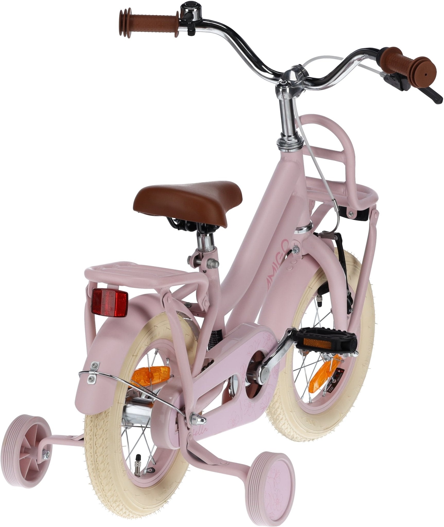 Kids Bike Girls AMIGO Bella Bike 12" 21cm Coaster Brake Pink - Afanaya
