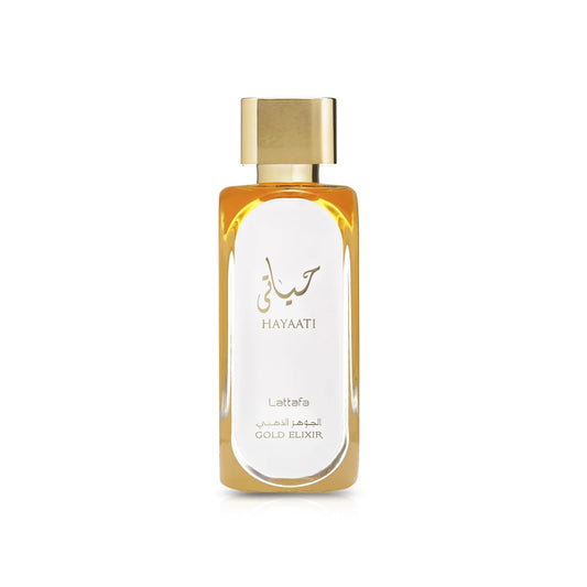 Lattafa Hayaati Gold Elixir Eau de Parfum Unisexe 100ml – flacon