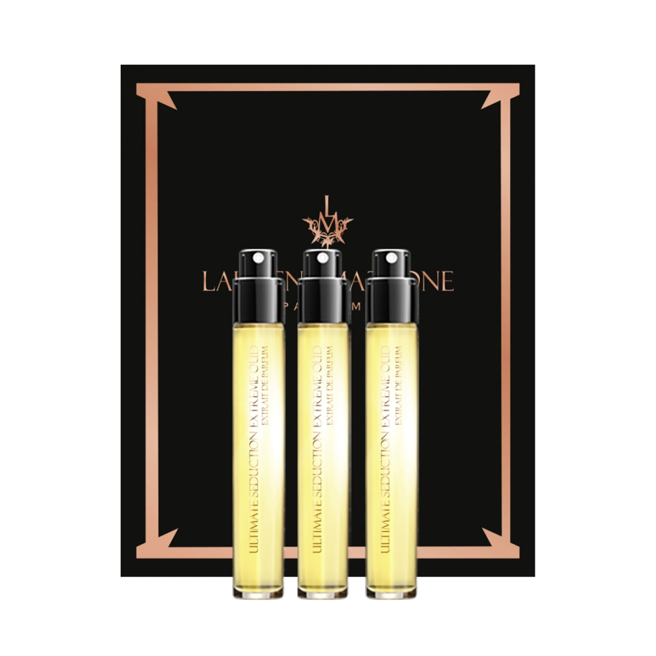 Coffret Trio, Laurent Mazzone, Ultimate Seduction Oud, Extrait de Parfum, Mixte, 3 pcs, 15 ml *Miniature