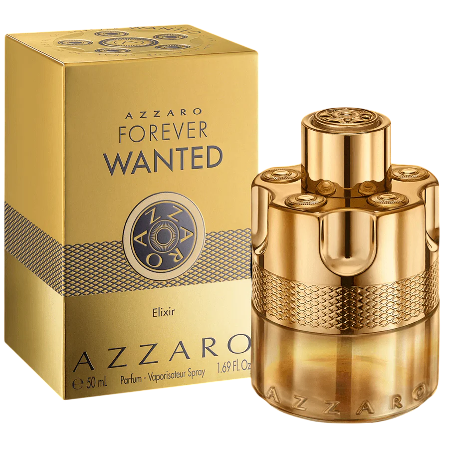 Azzaro Forever Wanted Elixir men's parfum, 50 ml packaging