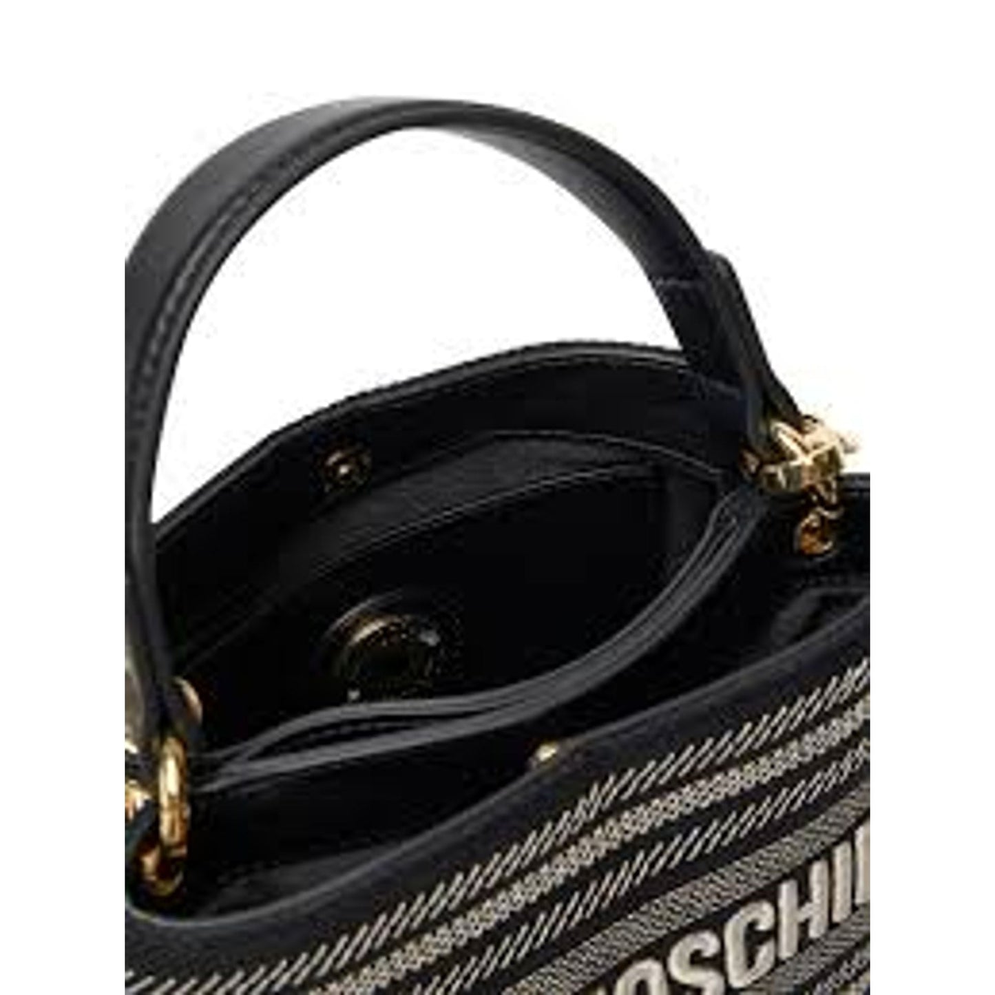 Love Moschino Handbag Sacs a Main Designer Tote Bag Luxury Faux Leather Everyday Use With Bold Logo.