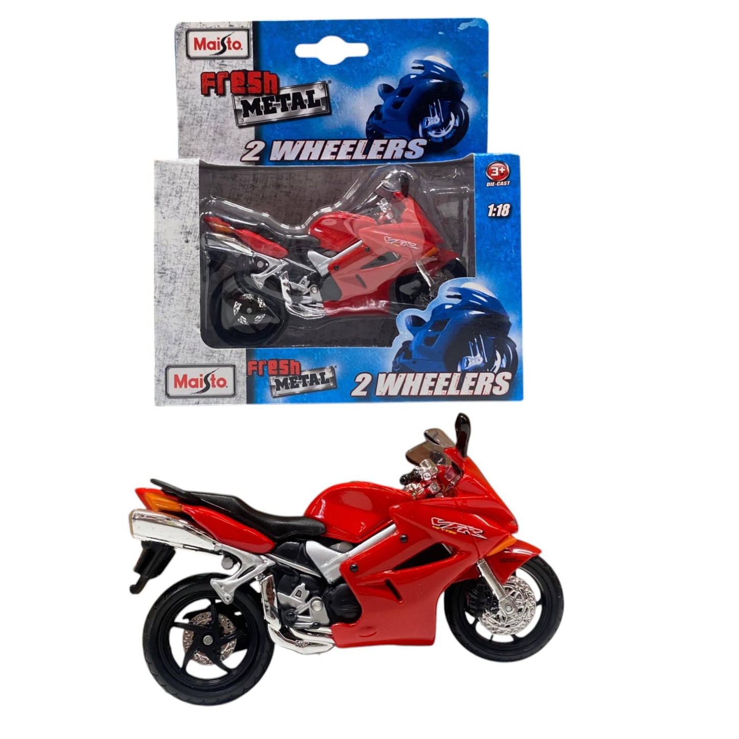 Maisto Fresh Metal Moto Miniature Moulée sous Pression Échelle 1:18 – 3 ans et plus