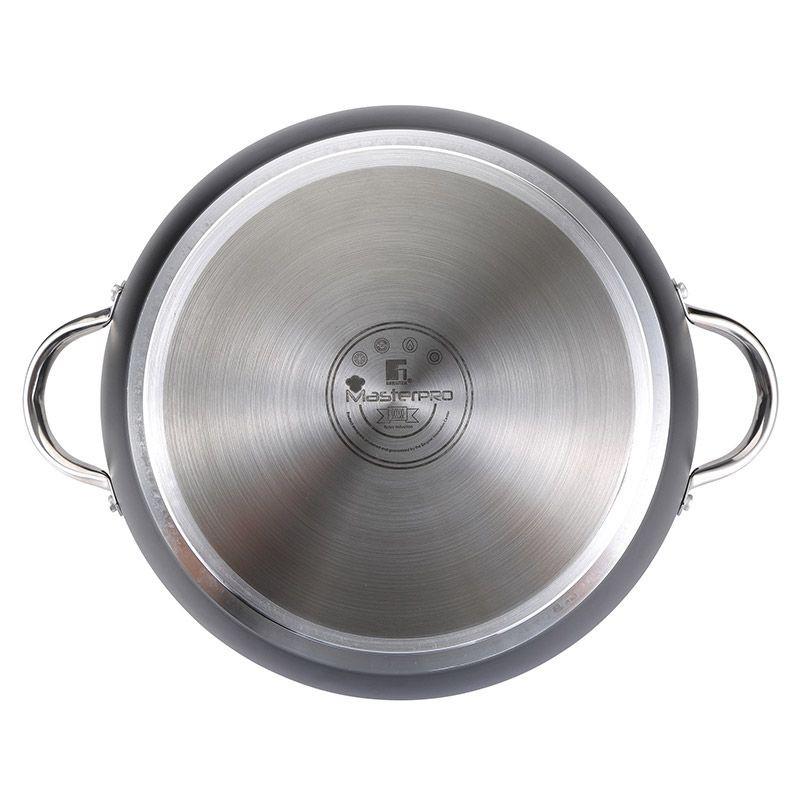 Masterpro 32cm Nonstick Paella Pan for Induction Cooking.