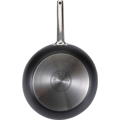 Masterpro Wok Pan Turbo – 28 cm Induction Compatible, Forged Aluminium.