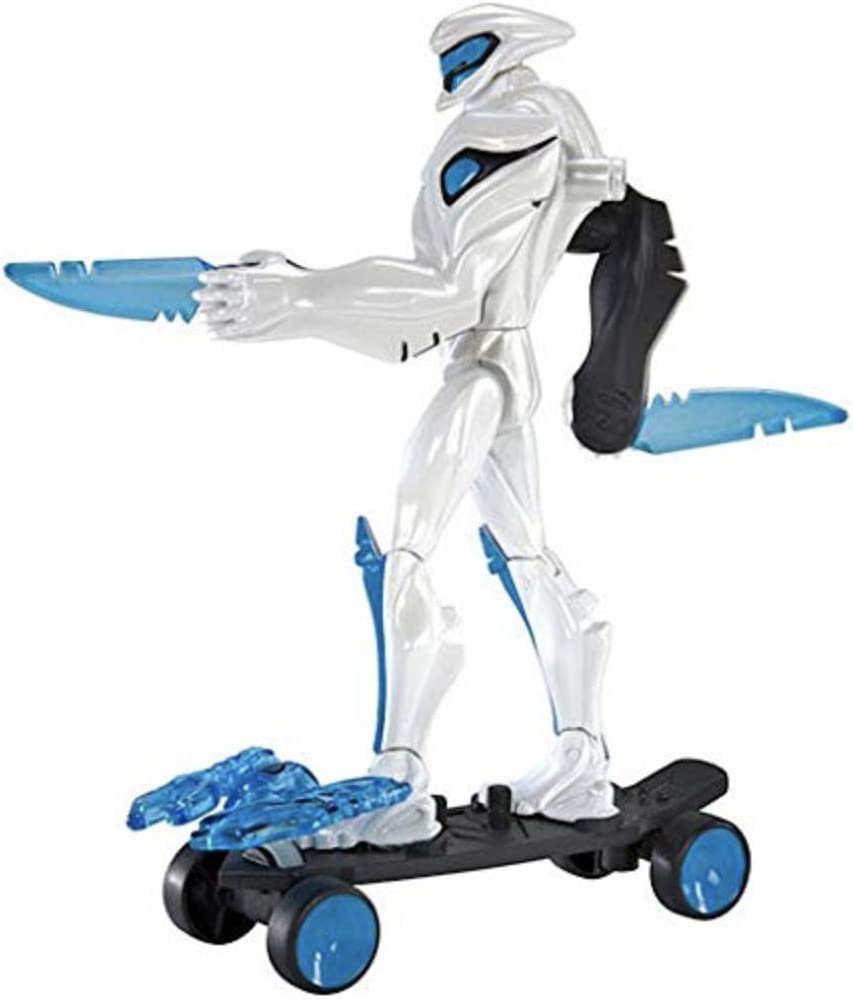 Max Steel Deluxe Turbo Skateboard – Ensemble de figurines articulées – Garçons 4+ ans