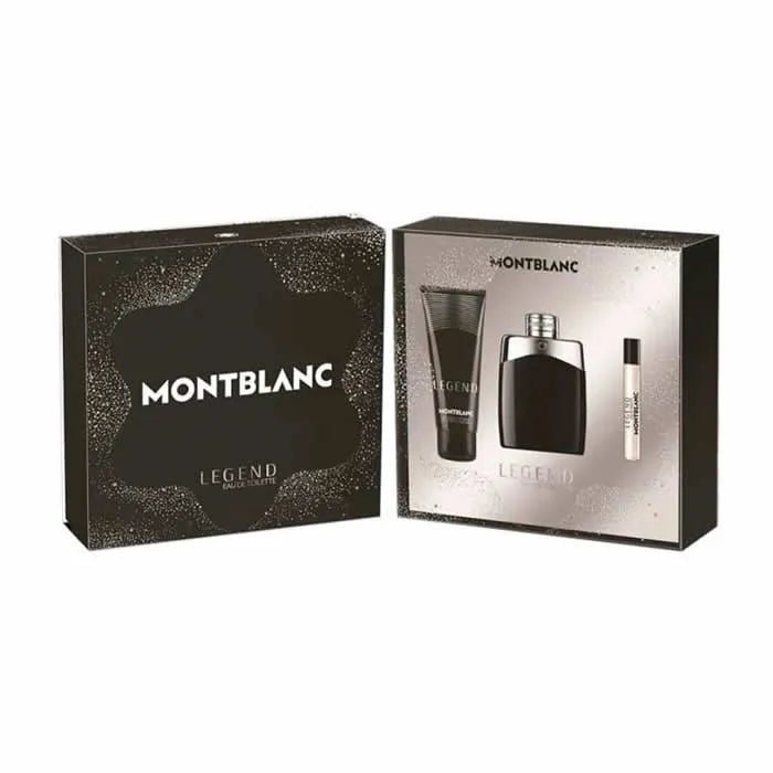 Montblanc Legend Eau De Toilette Vaporisateur 100ml Coffret 3 Produits - Afanaya