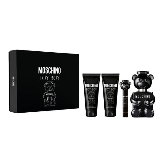 Moschino Toy Boy Eau de Parfum 100ml Gift Set – 4-Piece Men’s Fragrance Collection - Afanaya