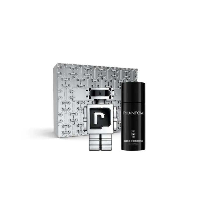 Paco Rabanne Phantom Eau De Toilette Vaporisateur 100ml Coffret 2 Produits Christmas 2023 - Afanaya
