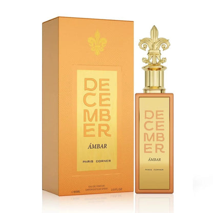 Paris Corner, December Ambar, Eau De Parfum, Unisexe, 100 ml