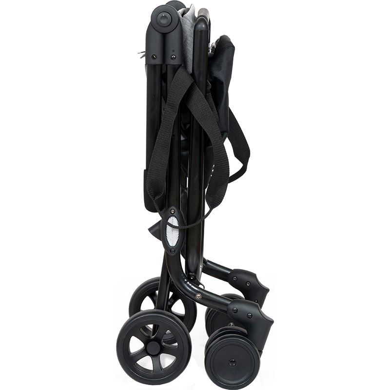 Playmarket Easy Go Shopping Trolley Foldable Cart Black - Green - Afanaya