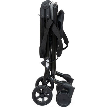 Playmarket Easy Go Shopping Trolley Foldable Cart Black - Green - Afanaya