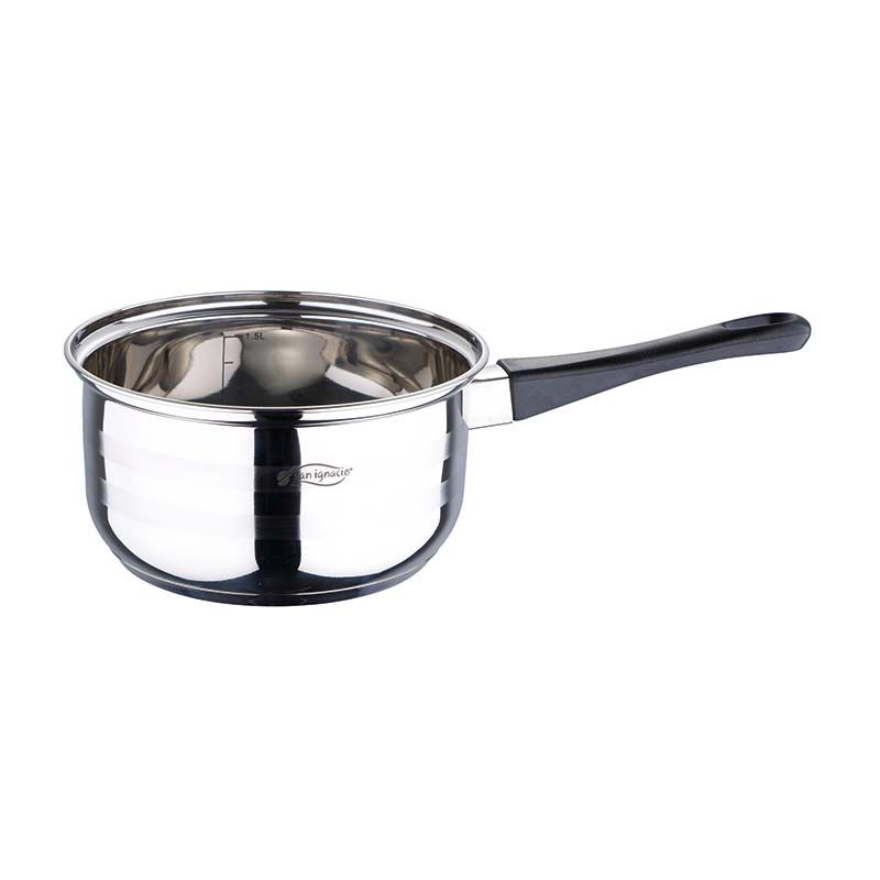 San Ignacio Toledo 5-Piece Stainless Steel Cookware Set With Lids For Starter Student Or Camping.