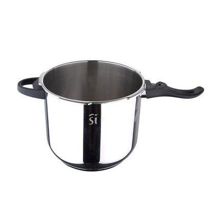 San Ignacio Pressure Cookers 4.0 and 5.5 Liter Stainless Steel Set for Healthy Quick Cooking.