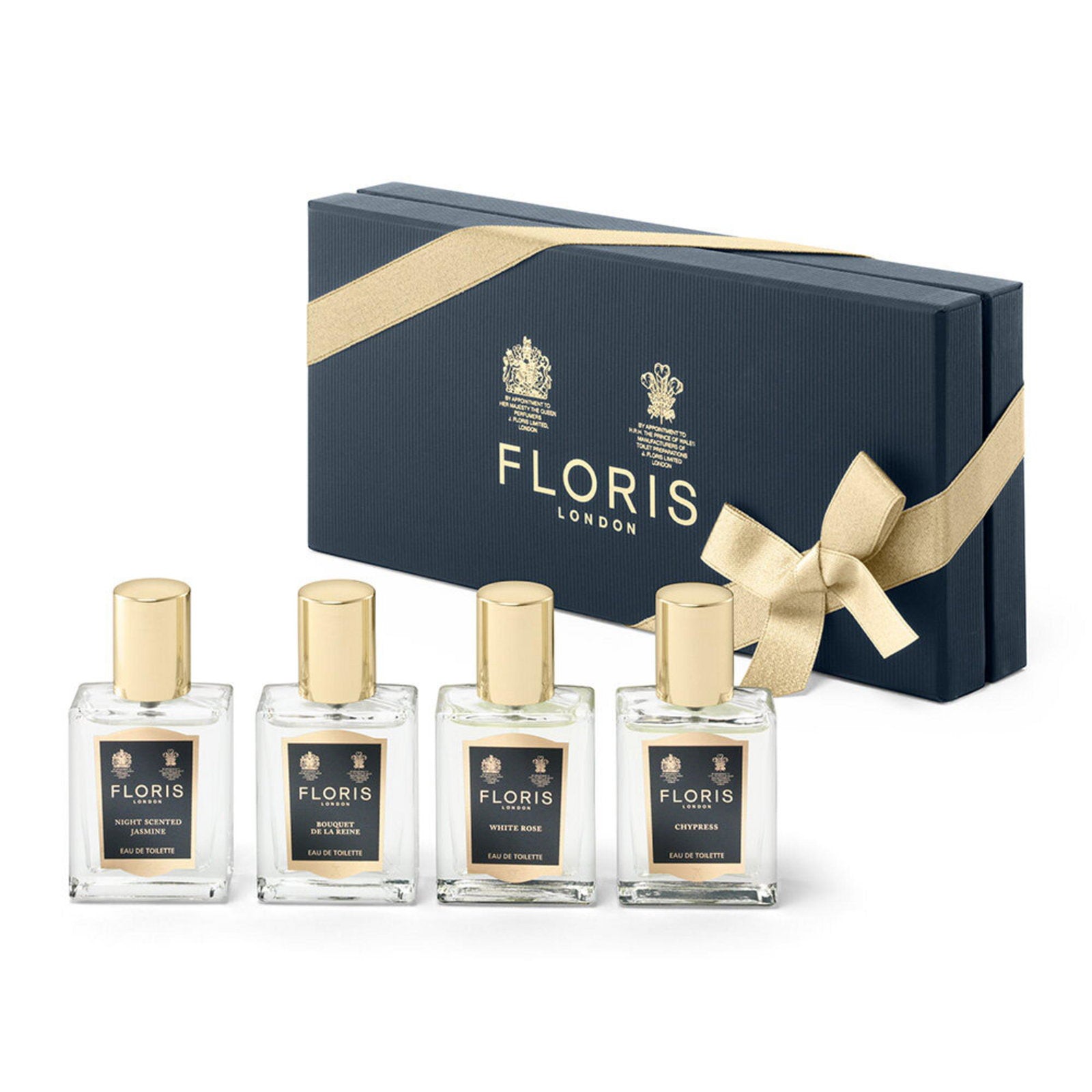Floris of London Night Scented Jasmine & Bouquet De La Reine Perfume Gift Set for Women & Unisex, 4 Pieces – product image