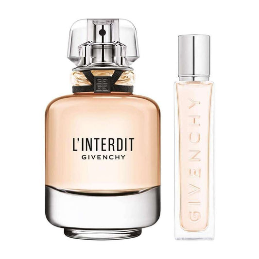 Givenchy L'Interdit Coffret Cadeau pour Femme – EDP 80ml + Mini 12,5ml