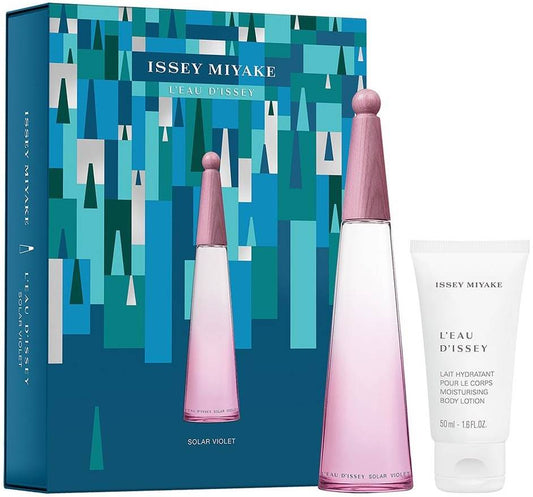 Issey Miyake L'Eau d'Issey Solar Violet Gift Set for Women EDT 50ml and Body Lotion 50ml