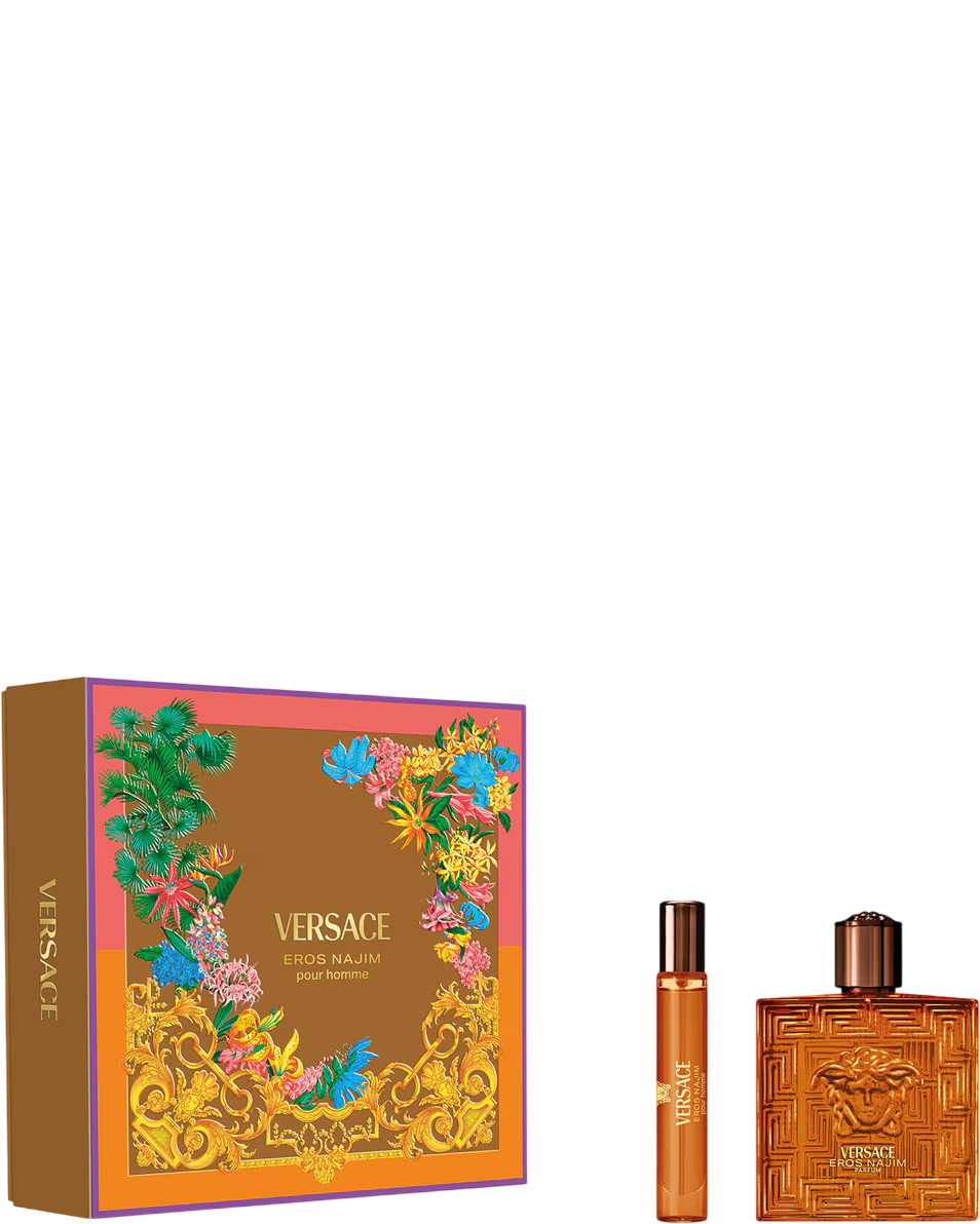 Set Versace : Eros Najim, Eau De Parfum, Pour Homme, 100 ml + Eros Najim, Eau De Parfum, Pour Homme, 10 ml