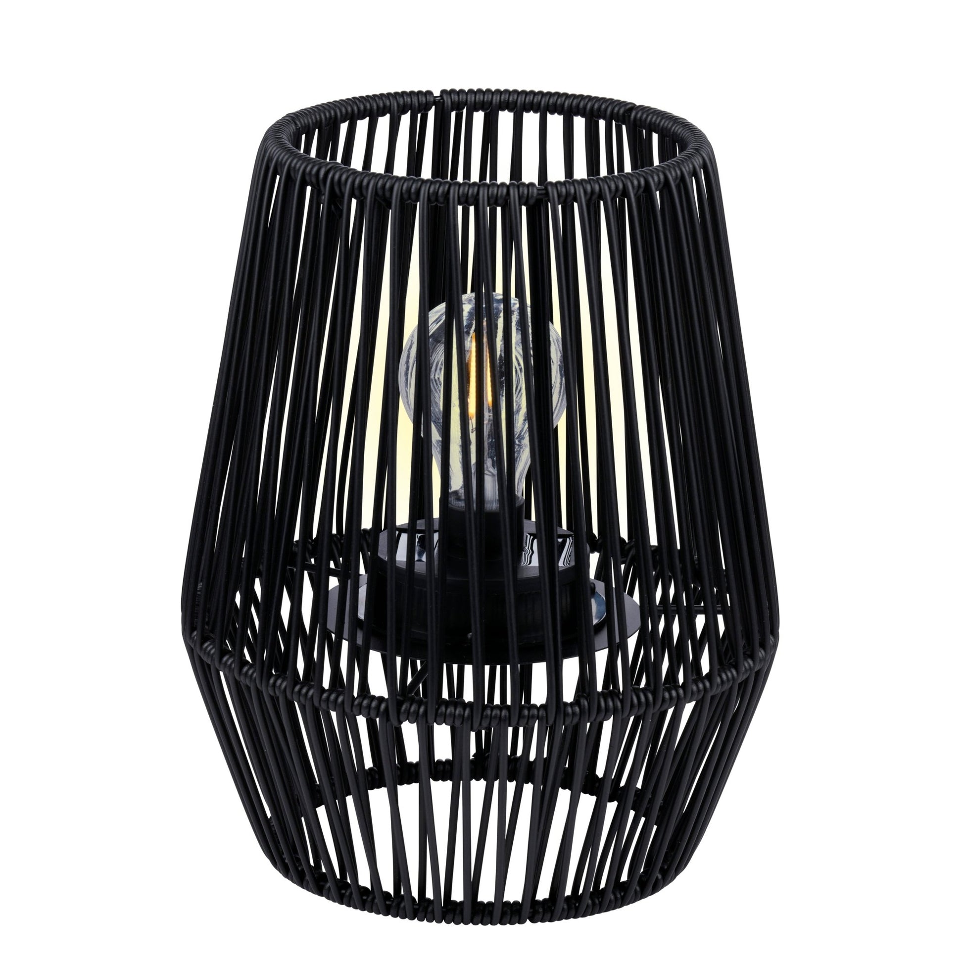Solar Table Light Black 25Cm - Afanaya
