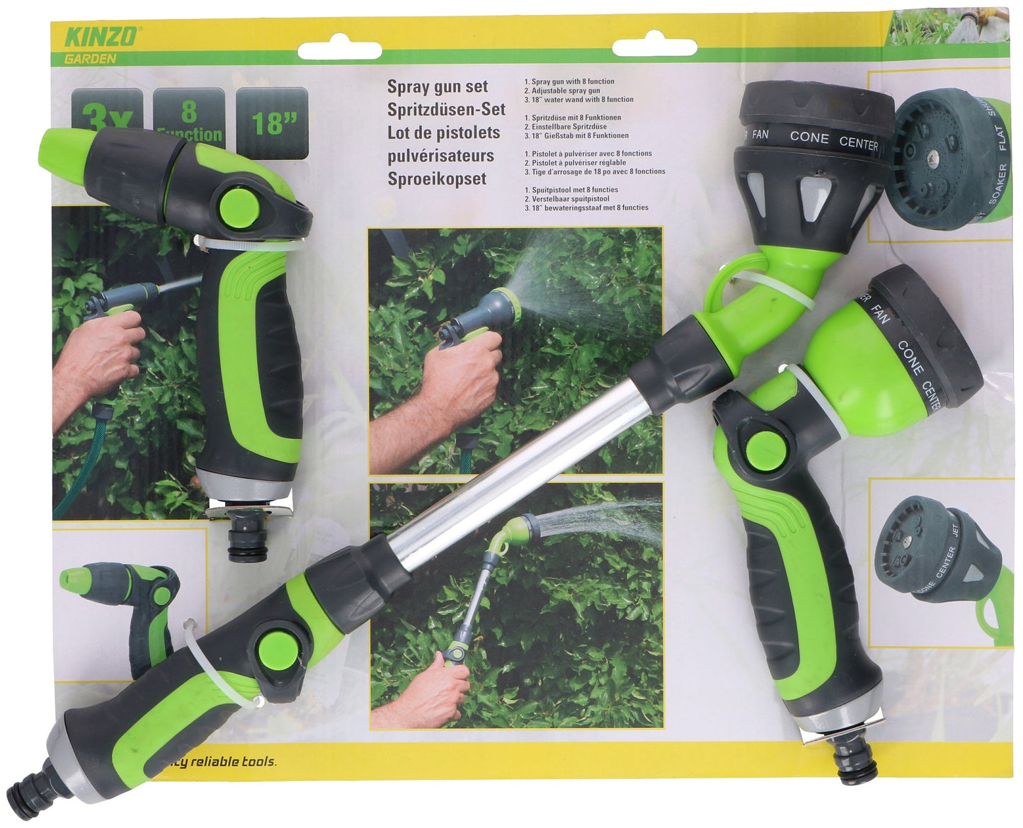 Spraygun Set Soft Handl 3Pcs - Afanaya