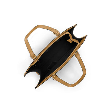 Twig Shelley SHY02 Women’s Shoulder Bag Elegant Brown Faux Leather Handbag - Afanaya