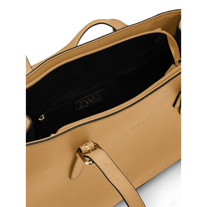 Twig Shelley SHY02 Women’s Shoulder Bag Elegant Brown Faux Leather Handbag - Afanaya