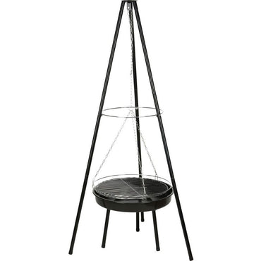 Vuurschaal Hangend - Met Grilrooster - Driepoot Model - Afanaya