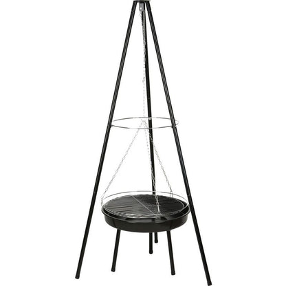 Vuurschaal Hangend - Met Grilrooster - Driepoot Model - Afanaya