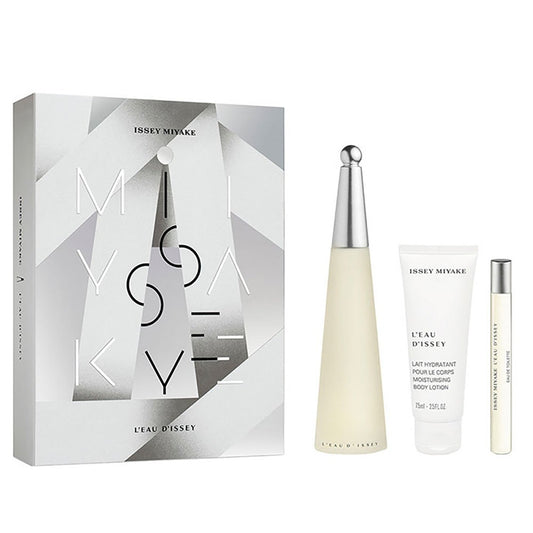 Issey Miyake L'Eau d'Issey Coffret Femme EDT 100ml + Lait Corporel 50ml + Mini 10ml